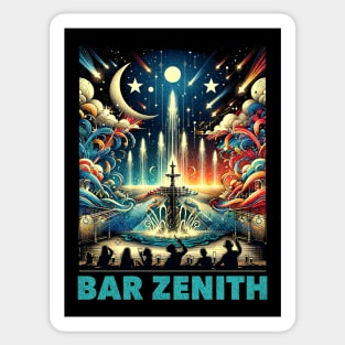 Bar Zenith In the Newest Theme park in Orlando Florida Sticker